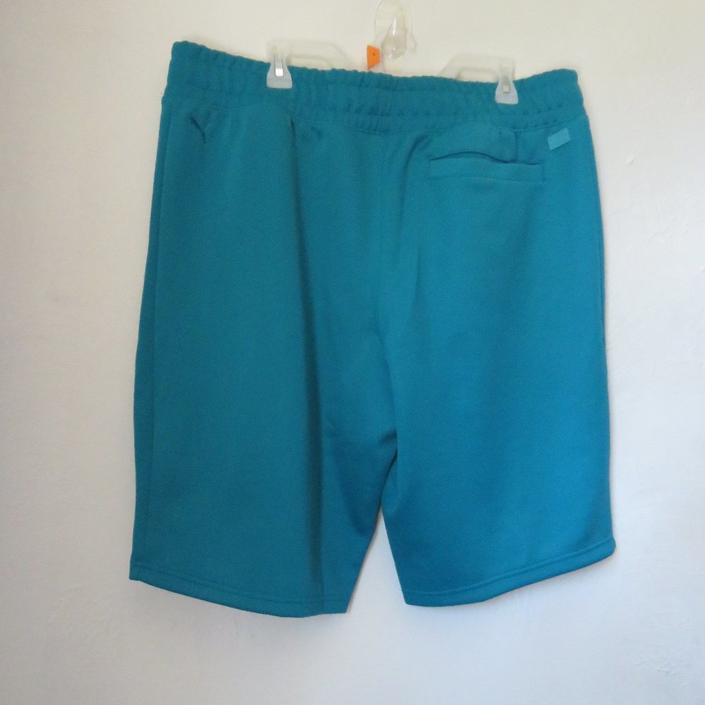 Puma X TMC Hustle Way Bermuda Shorts Teal Green X… - image 2